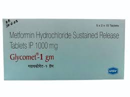 Glycomet SR 1 gm tablet 15s