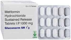 Gluconorm SR 1gm tablets 15'S